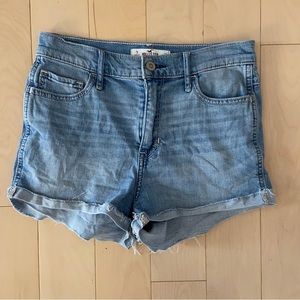 Hollister Y2K Cuffed Denim Shorts